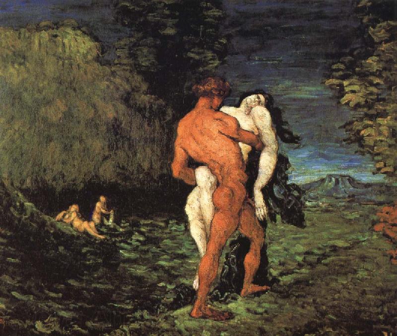 Paul Cezanne hostage Norge oil painting art